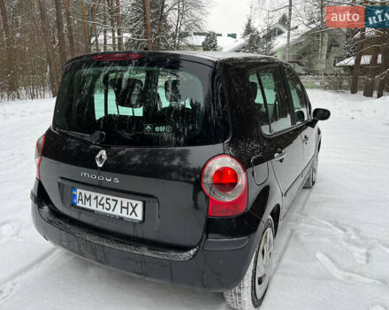 Чорний Рено Модус, об'ємом двигуна 1.2 л та пробігом 220 тис. км за 3200 $, фото 4 на Automoto.ua