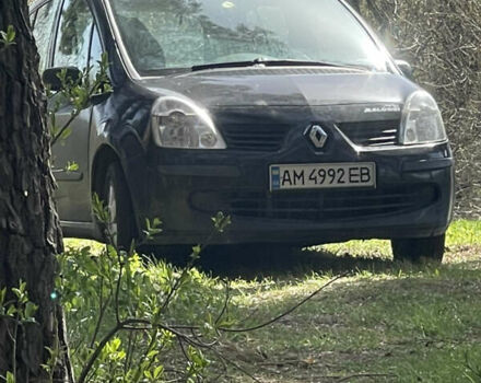 Черный Рено Модус, объемом двигателя 1.2 л и пробегом 141 тыс. км за 4000 $, фото 3 на Automoto.ua