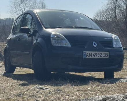 Черный Рено Модус, объемом двигателя 1.2 л и пробегом 141 тыс. км за 4000 $, фото 5 на Automoto.ua