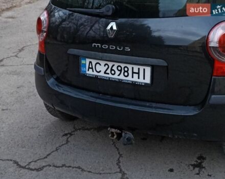 Чорний Рено Модус, об'ємом двигуна 1.2 л та пробігом 188 тис. км за 4300 $, фото 6 на Automoto.ua