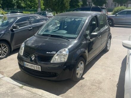 Чорний Рено Модус, об'ємом двигуна 1.2 л та пробігом 141 тис. км за 3300 $, фото 1 на Automoto.ua