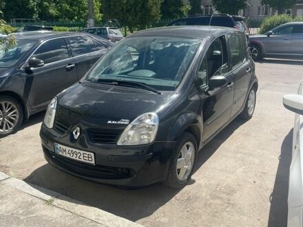 Черный Рено Модус, объемом двигателя 1.2 л и пробегом 141 тыс. км за 3300 $, фото 1 на Automoto.ua