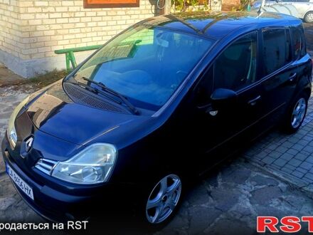Черный Рено Модус, объемом двигателя 1.1 л и пробегом 170 тыс. км за 4200 $, фото 1 на Automoto.ua