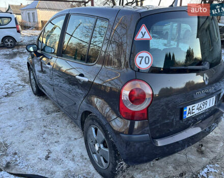 Коричневый Рено Модус, объемом двигателя 1.2 л и пробегом 217 тыс. км за 4500 $, фото 2 на Automoto.ua