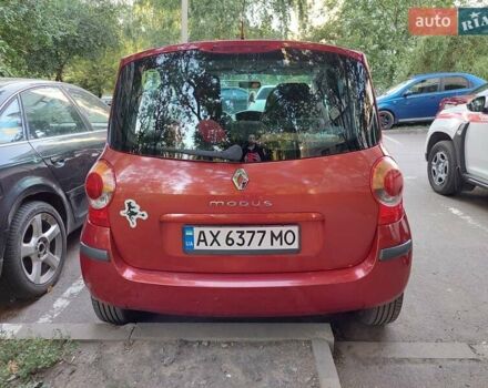 Червоний Рено Модус, об'ємом двигуна 1.4 л та пробігом 128 тис. км за 4000 $, фото 10 на Automoto.ua