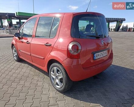 Красный Рено Модус, объемом двигателя 1.2 л и пробегом 117 тыс. км за 4300 $, фото 2 на Automoto.ua