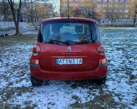 Червоний Рено Модус, об'ємом двигуна 1.6 л та пробігом 226 тис. км за 5000 $, фото 3 на Automoto.ua