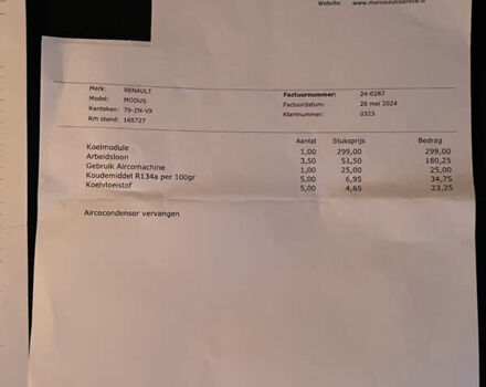 Красный Рено Модус, объемом двигателя 1.6 л и пробегом 173 тыс. км за 5850 $, фото 62 на Automoto.ua