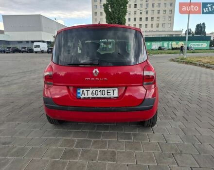 Червоний Рено Модус, об'ємом двигуна 1.2 л та пробігом 123 тис. км за 4999 $, фото 7 на Automoto.ua