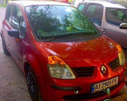 Красный Рено Модус, объемом двигателя 1.1 л и пробегом 153 тыс. км за 4000 $, фото 1 на Automoto.ua