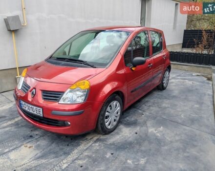 Красный Рено Модус, объемом двигателя 1.2 л и пробегом 189 тыс. км за 3750 $, фото 1 на Automoto.ua