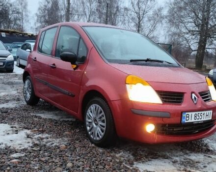 Червоний Рено Модус, об'ємом двигуна 1.1 л та пробігом 219 тис. км за 3555 $, фото 1 на Automoto.ua