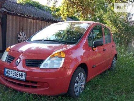 Красный Рено Модус, объемом двигателя 1.2 л и пробегом 180 тыс. км за 4500 $, фото 1 на Automoto.ua