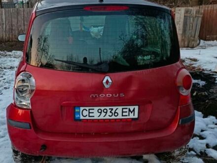 Червоний Рено Модус, об'ємом двигуна 1.6 л та пробігом 200 тис. км за 1600 $, фото 1 на Automoto.ua