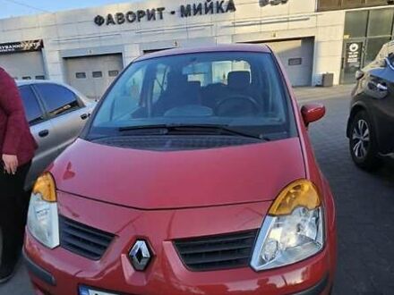 Красный Рено Модус, объемом двигателя 1.6 л и пробегом 150 тыс. км за 5000 $, фото 1 на Automoto.ua