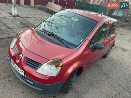 Червоний Рено Модус, об'ємом двигуна 1.2 л та пробігом 223 тис. км за 3600 $, фото 1 на Automoto.ua