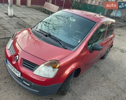 Червоний Рено Модус, об'ємом двигуна 1.2 л та пробігом 223 тис. км за 3600 $, фото 1 на Automoto.ua