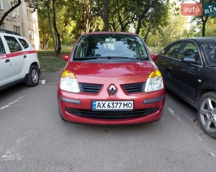 Красный Рено Модус, объемом двигателя 1.4 л и пробегом 128 тыс. км за 4000 $, фото 1 на Automoto.ua