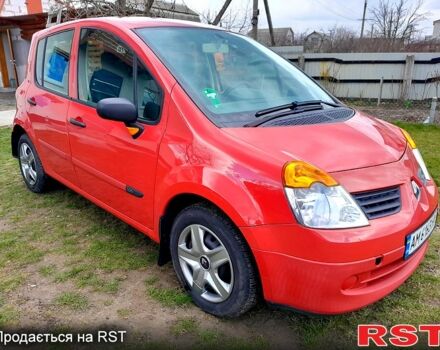 Червоний Рено Модус, об'ємом двигуна 1.1 л та пробігом 118 тис. км за 4549 $, фото 1 на Automoto.ua