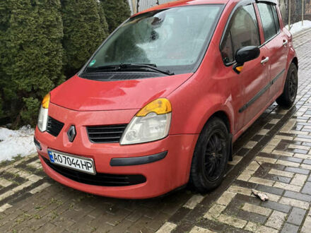 Красный Рено Модус, объемом двигателя 1.46 л и пробегом 271 тыс. км за 4500 $, фото 1 на Automoto.ua