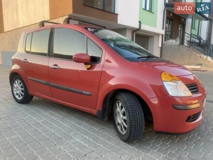 Красный Рено Модус, объемом двигателя 1.6 л и пробегом 160 тыс. км за 5100 $, фото 1 на Automoto.ua