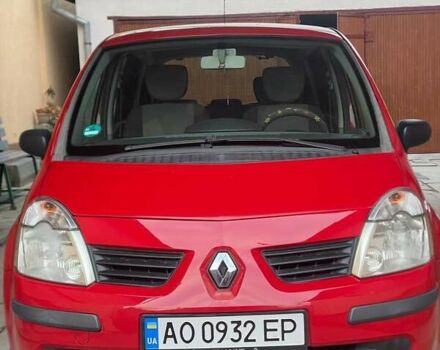 Красный Рено Модус, объемом двигателя 1.2 л и пробегом 148 тыс. км за 5250 $, фото 1 на Automoto.ua