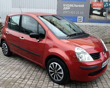 Красный Рено Модус, объемом двигателя 1.2 л и пробегом 220 тыс. км за 3450 $, фото 1 на Automoto.ua