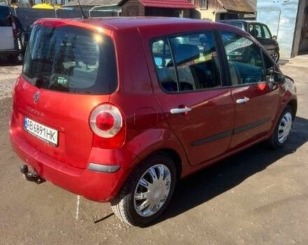 Красный Рено Модус, объемом двигателя 1.6 л и пробегом 309 тыс. км за 3800 $, фото 1 на Automoto.ua