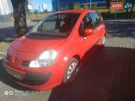 Красный Рено Модус, объемом двигателя 1.5 л и пробегом 195 тыс. км за 6100 $, фото 1 на Automoto.ua