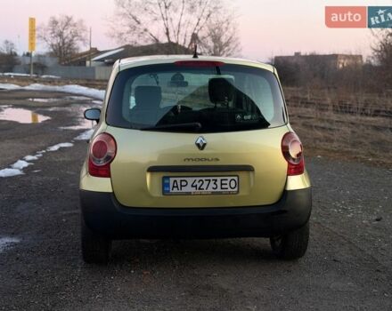 Желтый Рено Модус, объемом двигателя 1.1 л и пробегом 216 тыс. км за 4900 $, фото 6 на Automoto.ua