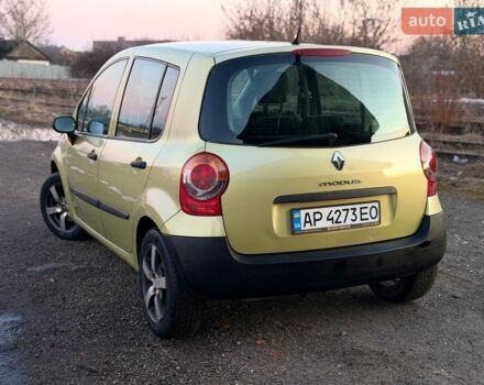 Желтый Рено Модус, объемом двигателя 1.1 л и пробегом 216 тыс. км за 4900 $, фото 7 на Automoto.ua