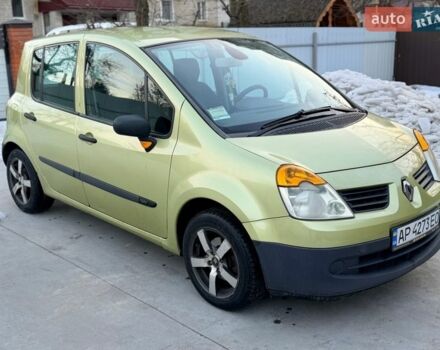 Желтый Рено Модус, объемом двигателя 1.1 л и пробегом 216 тыс. км за 4500 $, фото 1 на Automoto.ua