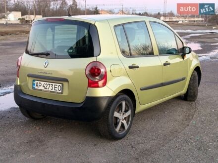 Желтый Рено Модус, объемом двигателя 1.1 л и пробегом 216 тыс. км за 4900 $, фото 1 на Automoto.ua
