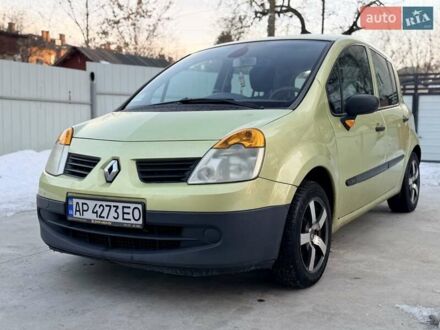 Желтый Рено Модус, объемом двигателя 1.1 л и пробегом 216 тыс. км за 4500 $, фото 1 на Automoto.ua