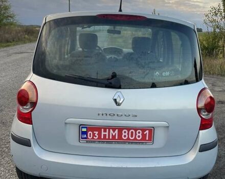 Сірий Рено Модус, об'ємом двигуна 1.6 л та пробігом 21 тис. км за 6200 $, фото 11 на Automoto.ua