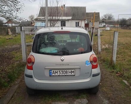 Серый Рено Модус, объемом двигателя 1.1 л и пробегом 204 тыс. км за 3300 $, фото 4 на Automoto.ua