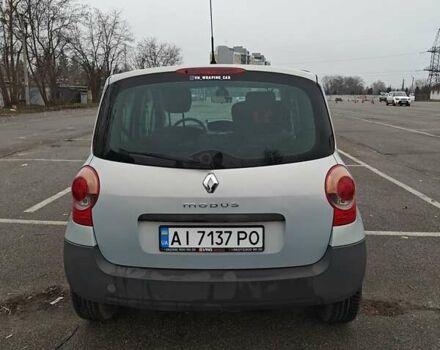 Серый Рено Модус, объемом двигателя 1.39 л и пробегом 160 тыс. км за 4500 $, фото 5 на Automoto.ua