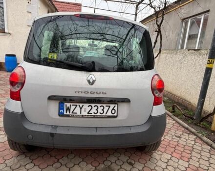 Сірий Рено Модус, об'ємом двигуна 1.5 л та пробігом 130 тис. км за 2300 $, фото 6 на Automoto.ua