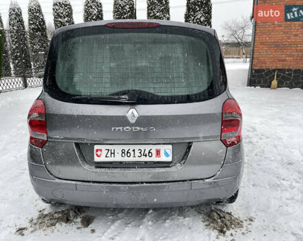 Сірий Рено Модус, об'ємом двигуна 1.6 л та пробігом 240 тис. км за 4600 $, фото 8 на Automoto.ua