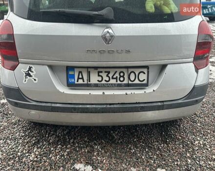 Сірий Рено Модус, об'ємом двигуна 1.6 л та пробігом 198 тис. км за 5300 $, фото 53 на Automoto.ua
