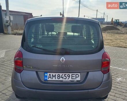 Серый Рено Модус, объемом двигателя 1.6 л и пробегом 104 тыс. км за 6550 $, фото 1 на Automoto.ua