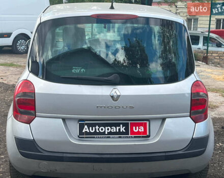 Сірий Рено Модус, об'ємом двигуна 1.2 л та пробігом 197 тис. км за 3340 $, фото 8 на Automoto.ua