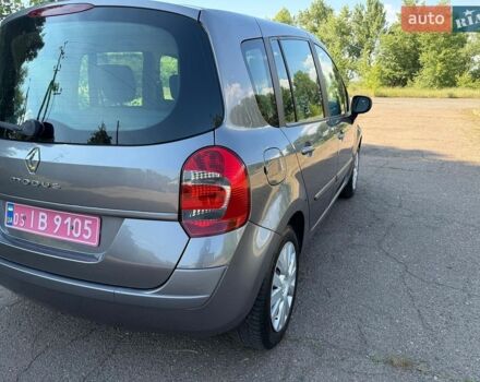 Серый Рено Модус, объемом двигателя 1.6 л и пробегом 161 тыс. км за 6750 $, фото 9 на Automoto.ua