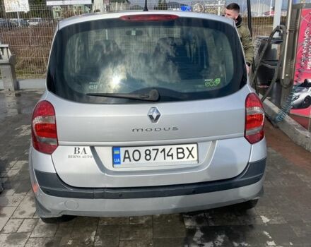 Серый Рено Модус, объемом двигателя 1.5 л и пробегом 228 тыс. км за 6500 $, фото 2 на Automoto.ua