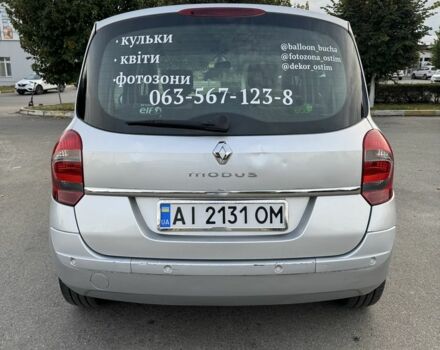 Серый Рено Модус, объемом двигателя 1.5 л и пробегом 288 тыс. км за 5000 $, фото 2 на Automoto.ua