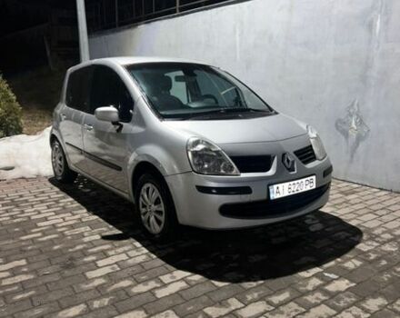 Серый Рено Модус, объемом двигателя 1.2 л и пробегом 210 тыс. км за 4199 $, фото 1 на Automoto.ua