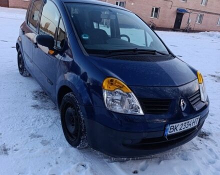 Синий Рено Модус, объемом двигателя 1.1 л и пробегом 196 тыс. км за 3900 $, фото 4 на Automoto.ua