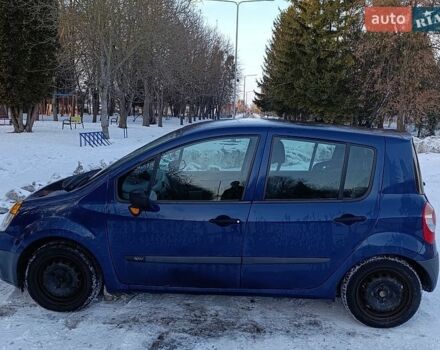 Синий Рено Модус, объемом двигателя 1.1 л и пробегом 196 тыс. км за 3900 $, фото 4 на Automoto.ua