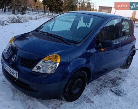 Синий Рено Модус, объемом двигателя 1.1 л и пробегом 196 тыс. км за 3900 $, фото 5 на Automoto.ua