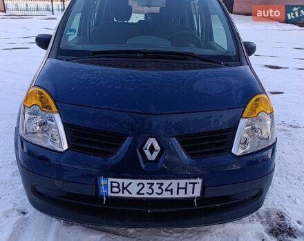Синий Рено Модус, объемом двигателя 1.1 л и пробегом 196 тыс. км за 3900 $, фото 1 на Automoto.ua